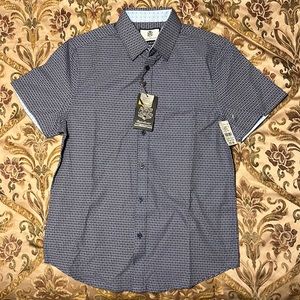 Patterned Men’s Button-Down Dress Shirt